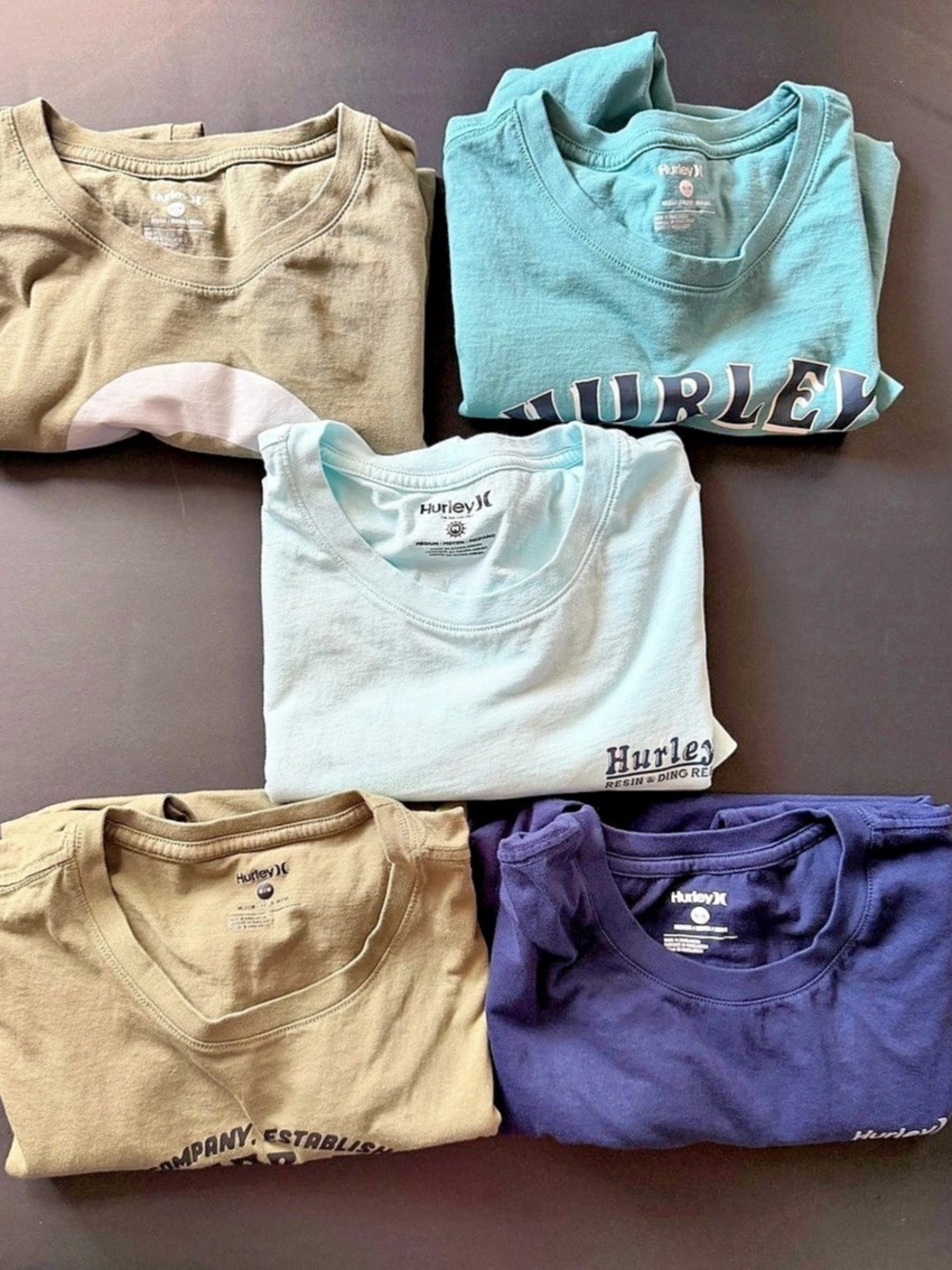 Lot of 5 Hurley T-shirts